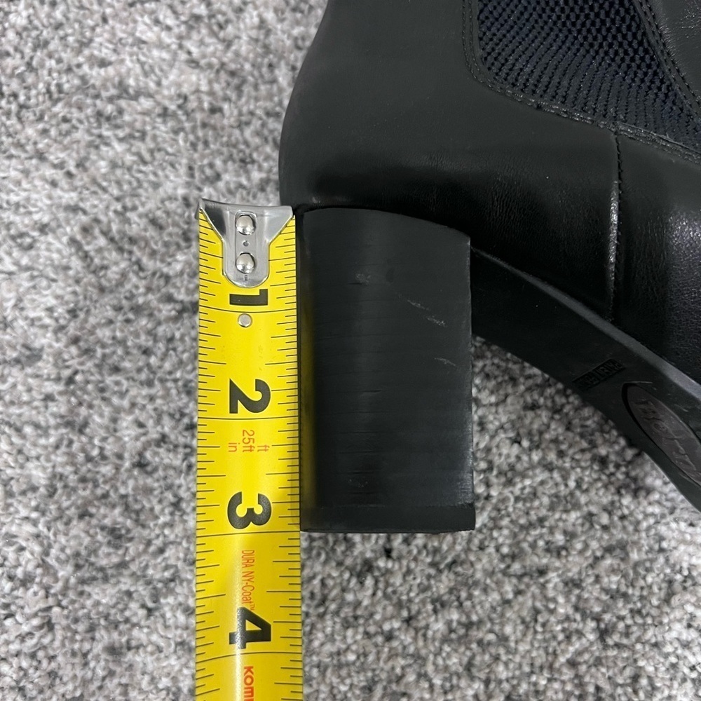 Born Black Genuine Leather Donella Chelsea Boots Block Heel Women’s Size US 9 - Picture 9 of 10